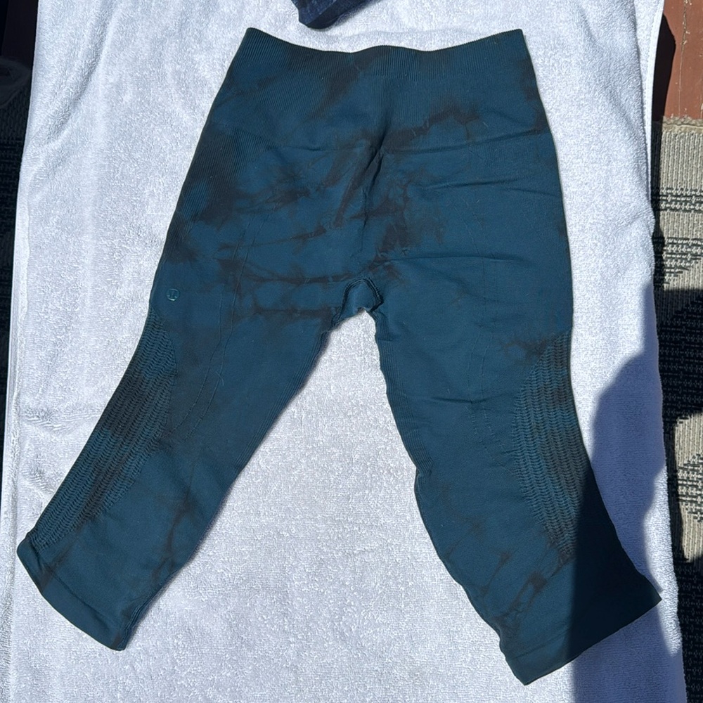 Lululemon Crop Leggings Green